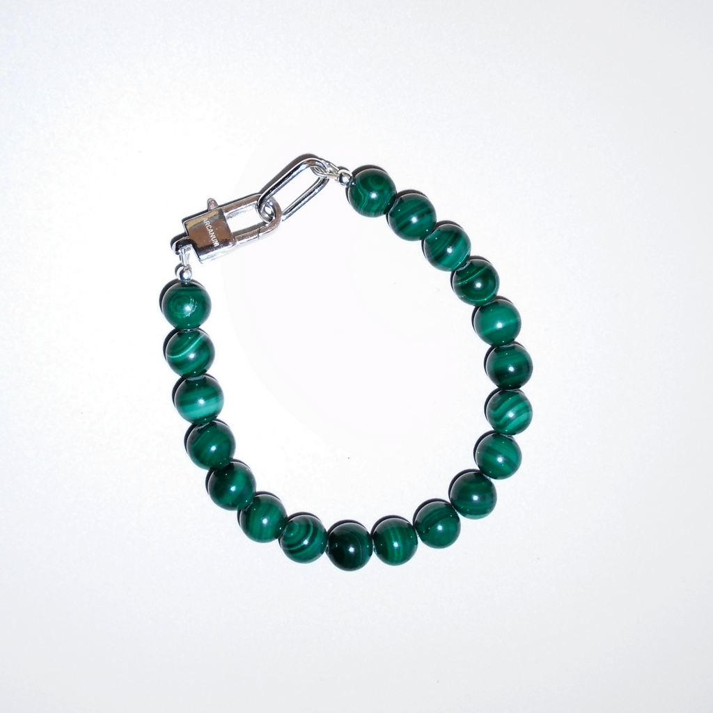 Clasp Bracelet - Malachite