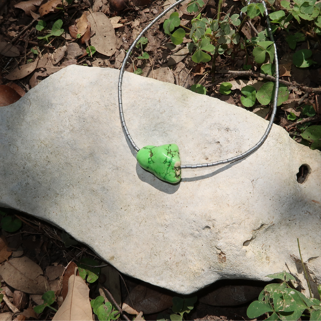 PORTAL Clasp - Green Magnesite