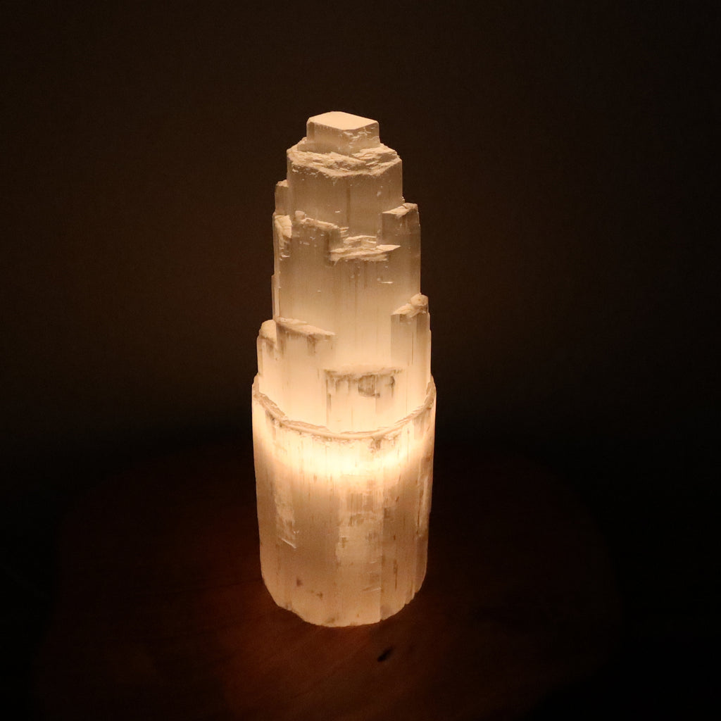 SELENITE TOWER LAMP