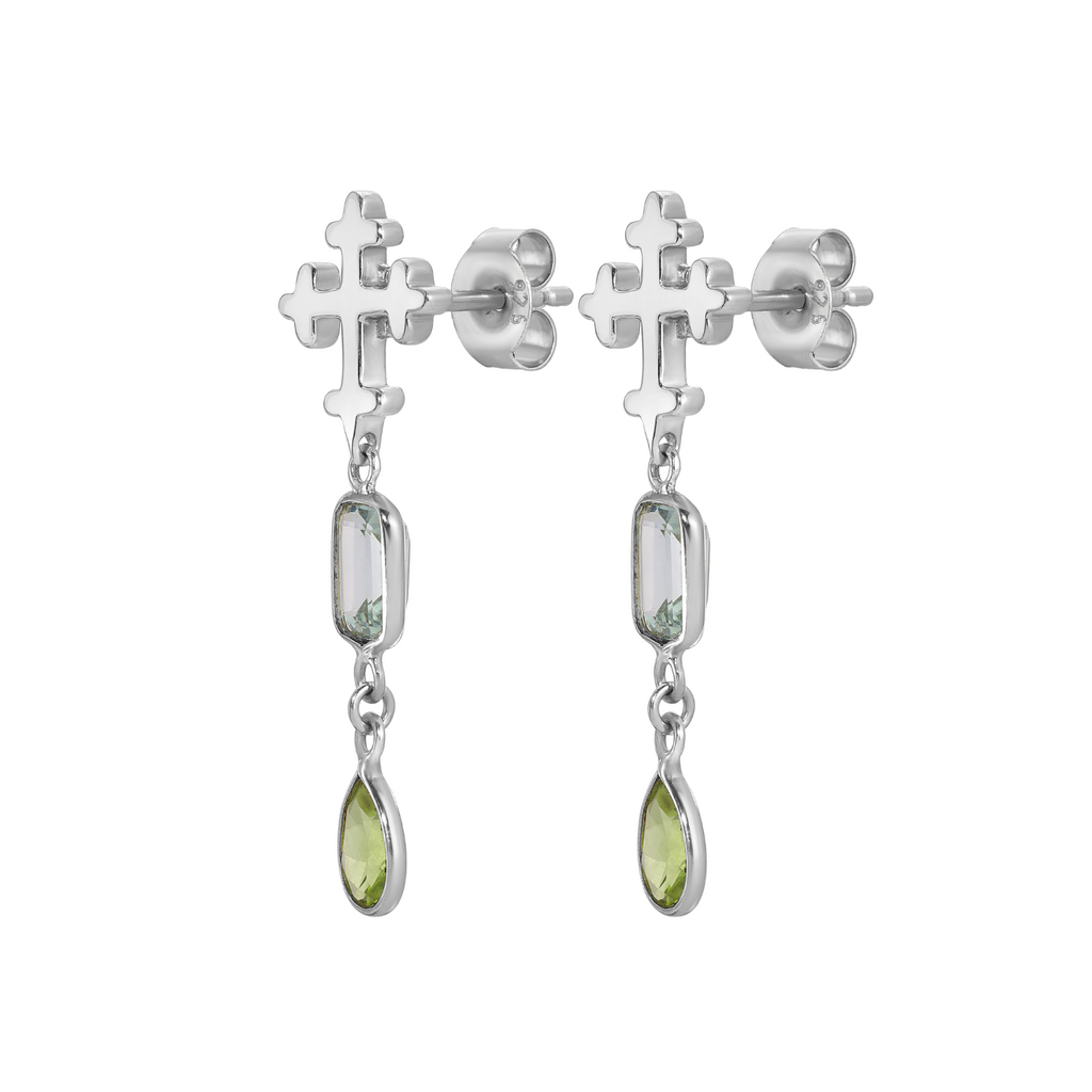 REVIVAL Earring - Aquamarine & Peridot