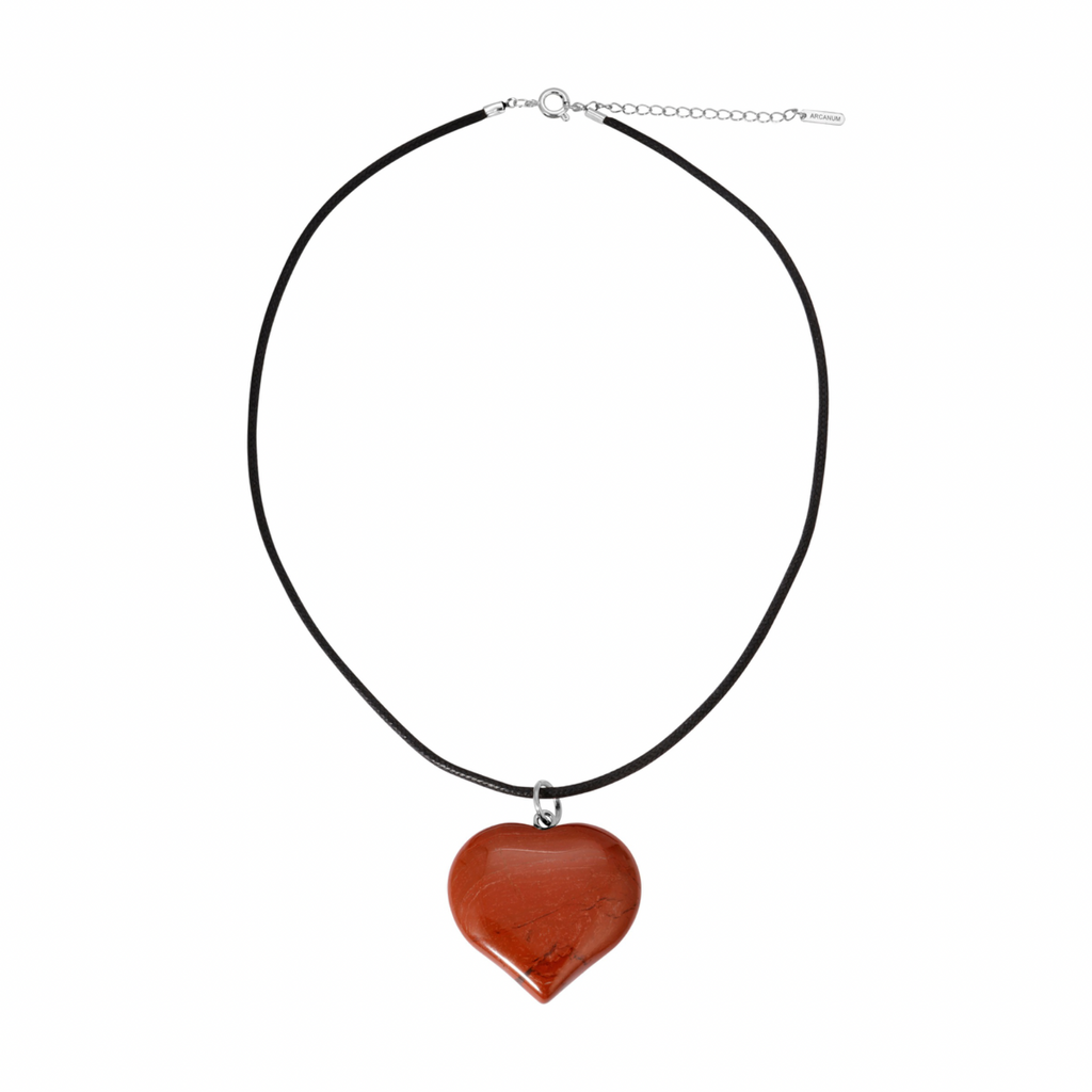 Amulet Necklace - Red Jasper