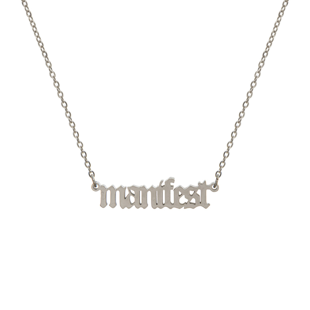 Manifest Nameplate Necklace