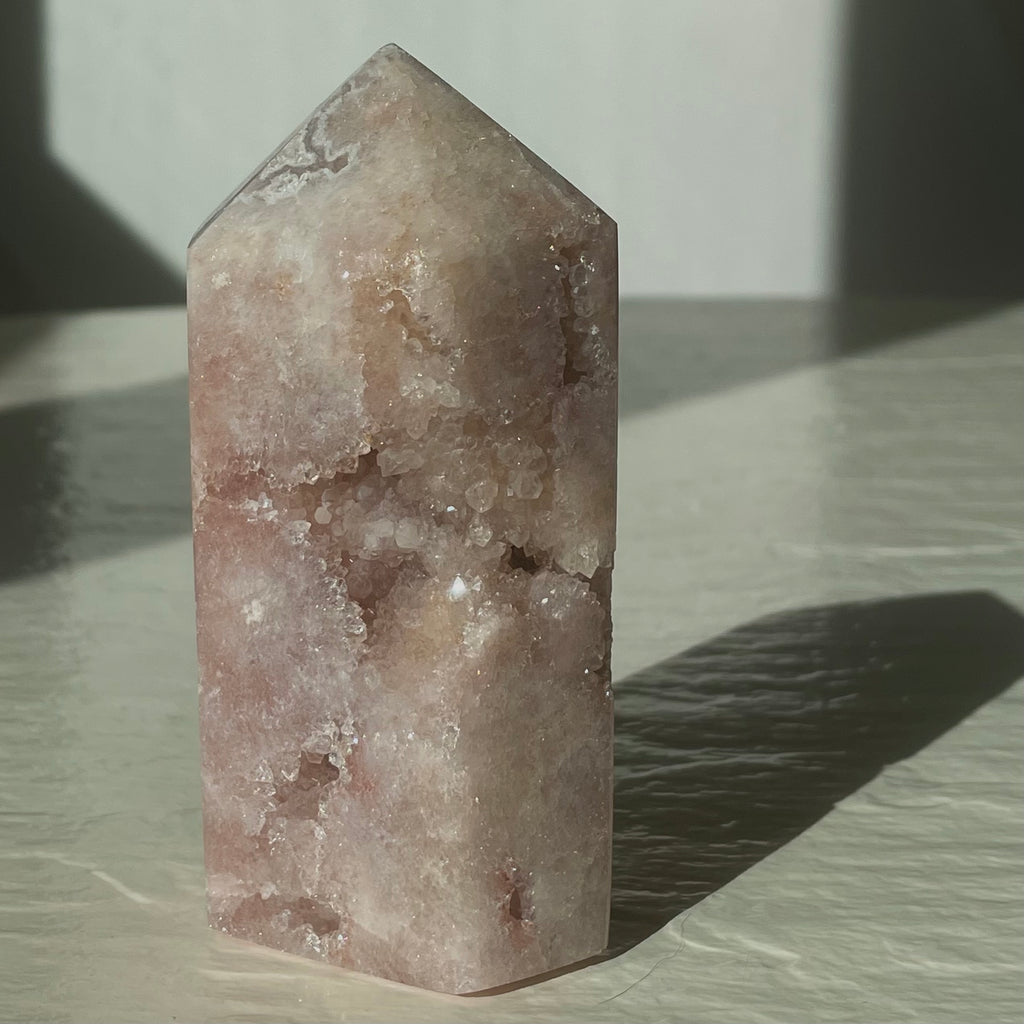 Large Pink Amethyst Tower 444